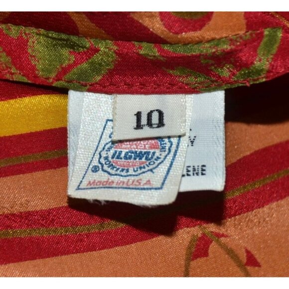 RARE Designer Oscar de la Renta 80's 2 PC Ensemble Silk Pants & Duster Size 10 - Picture 14 of 16